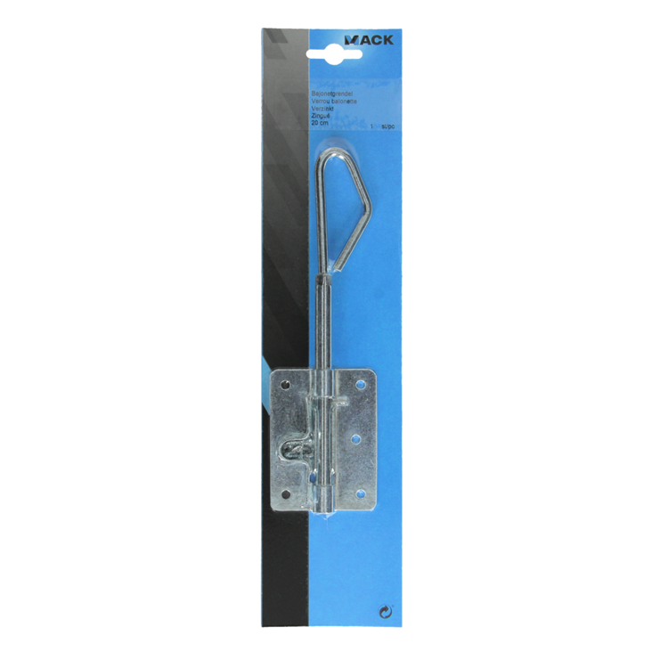 Mack 1015869 - 1 bajonetgrendel verzinkt 20cm | 5 stuks