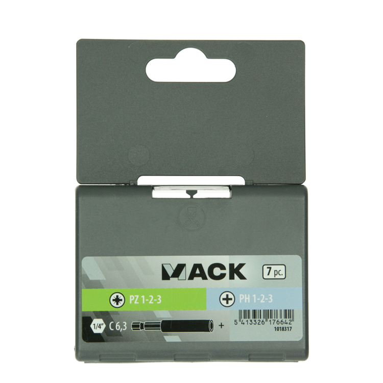 Mack 1018317 - schroefbit set 7 delig | 5 stuks