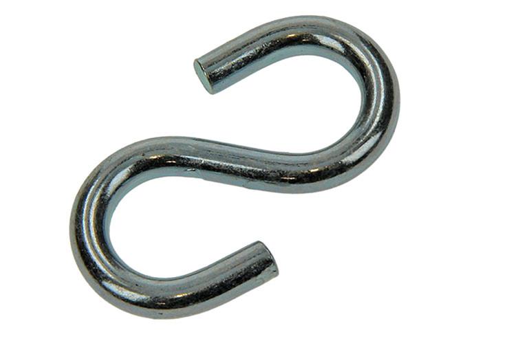 Mack 1006853 - 2 open s-haken verzinkt bl 5,0x45mm | 5 stuks