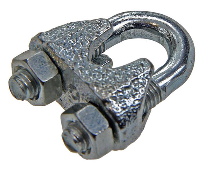 Mack 1006866 - 4 staaldraadklemmen crosby verzinkt 6mm bl | 5 stuks