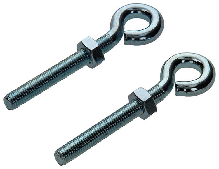 Mack 1006882 - 2 oogbouten verzinkt + moer m10x80 bl | 5 stuks