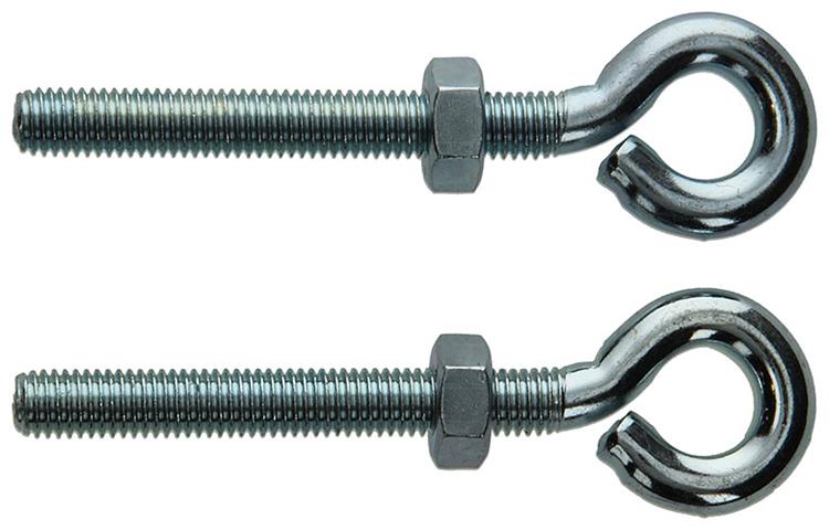 Mack 1006882 - 2 oogbouten verzinkt + moer m10x80 bl | 5 stuks