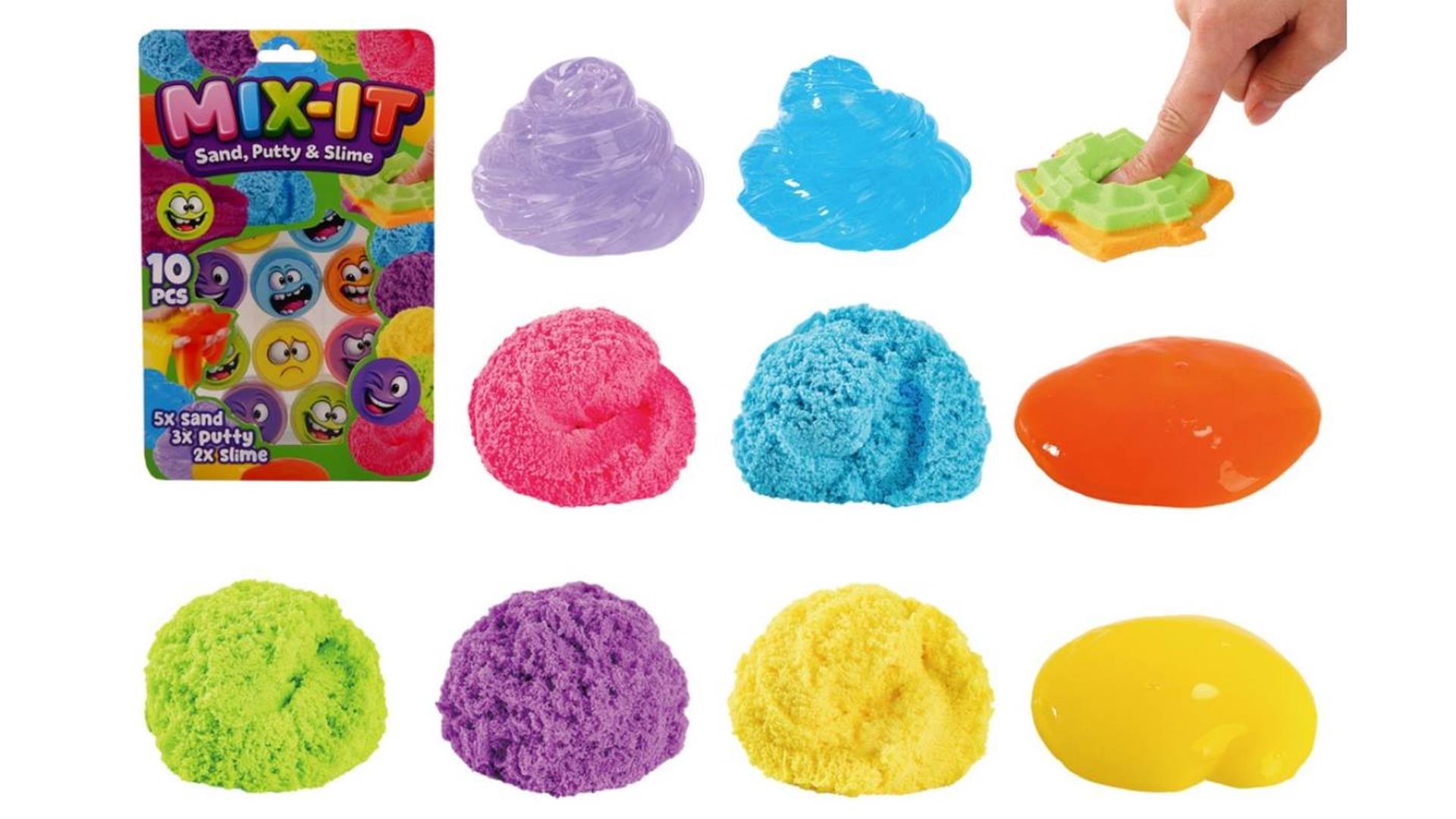 Johntoy multipak putty - zand - slijme