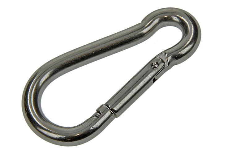 Mack 1006891 - 1 karabijnhaak+veer inox 60x6mm bl | 5 stuks