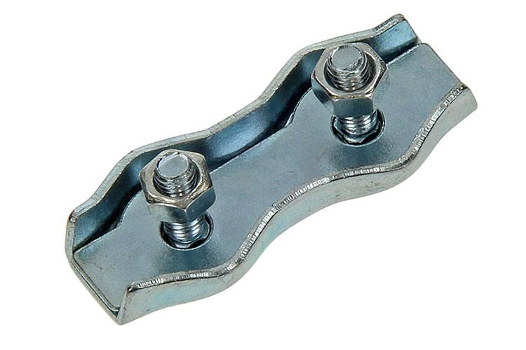 Mack 1006901 - 2 staaldraadklemmen duplex verzinkt 4-5mm bl | 5 stuks