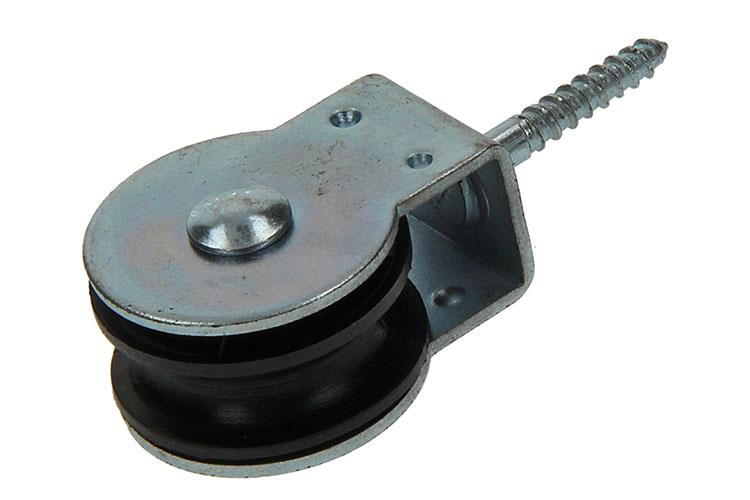 Mack 1006907 - 1 katrol nyl.wiel + schroef25mm bl | 5 stuks