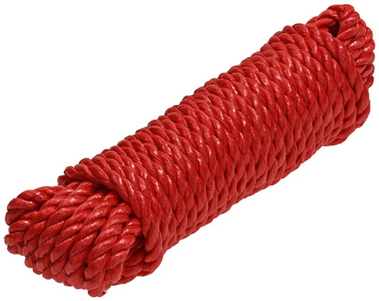 Mack 1006919 - pp gedraaid oranje streng 8mm 10m | 5 stuks