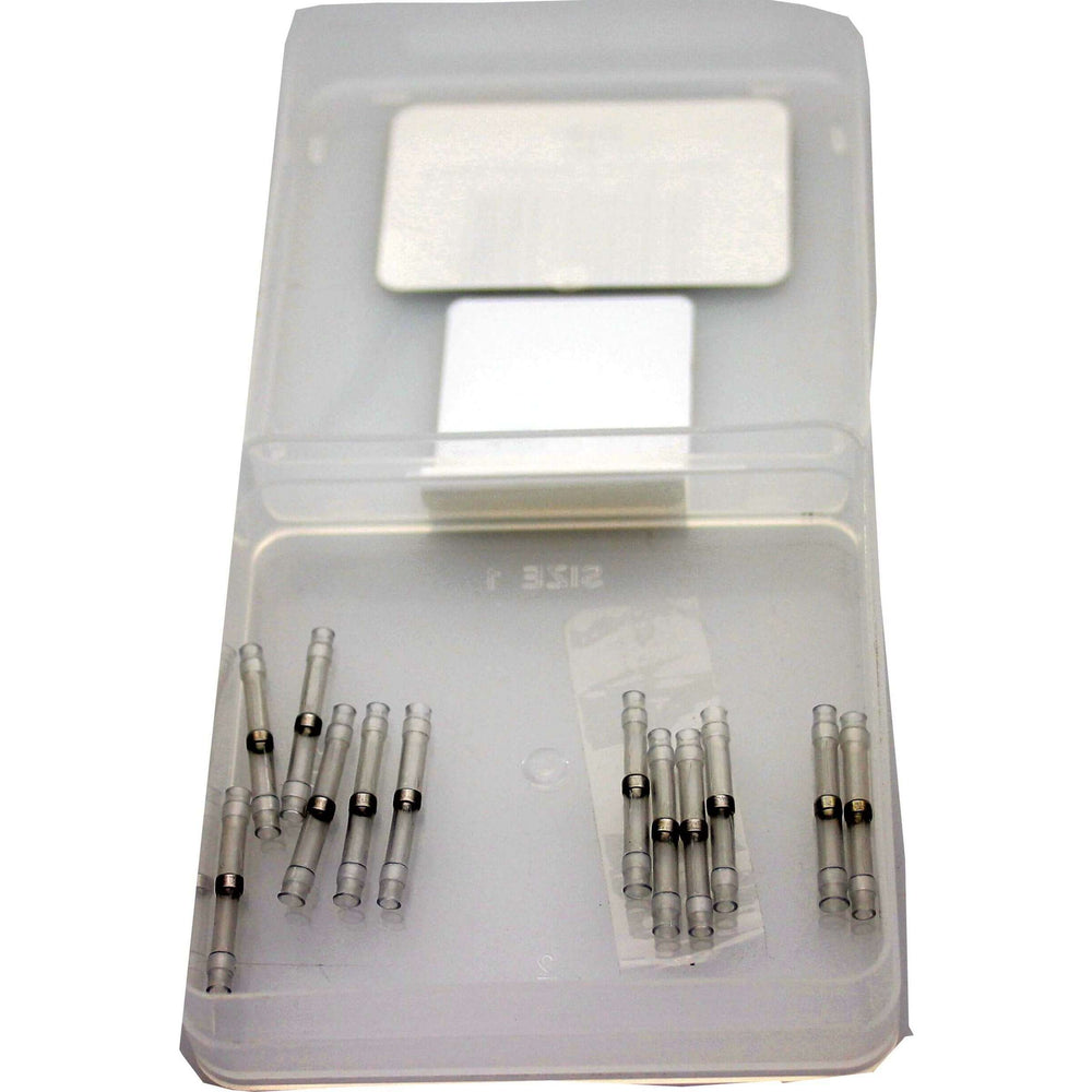 Solder connector 0.2-0.75 translucent per 12 pieces