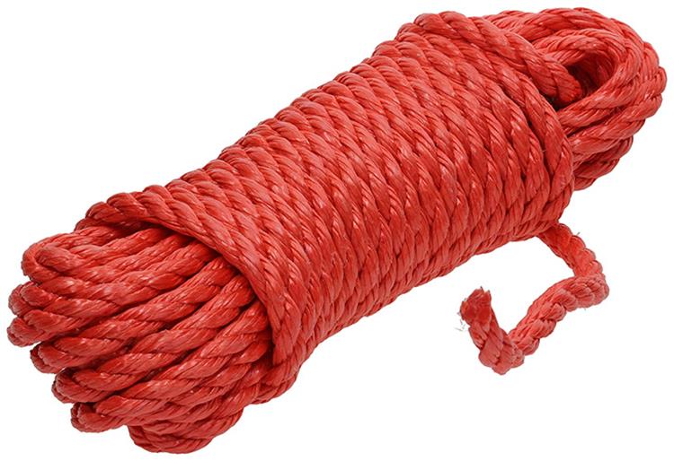 Mack 1006923 - pp gedraaid oranje streng 12mm 15m | 5 stuks