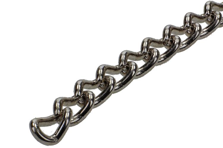 Mack 1006932 - gourmetteketting vernikkeld ø 2,5mm l 8mm 2m | 5 stuks