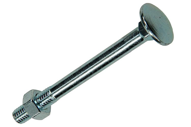 Mack 1007062 - houtbout + moer verzinkt 50 st8 x 80 mm | 2 stuks