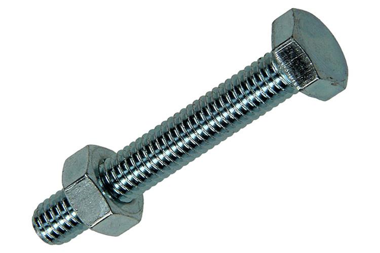 Mack 1007073 - tapbout + moer verzinkt 150 st 6 x 40 mm | 4 stuks