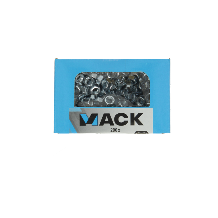 Mack 1007095 - zeskantmoeren 200 st m5 | 10 stuks