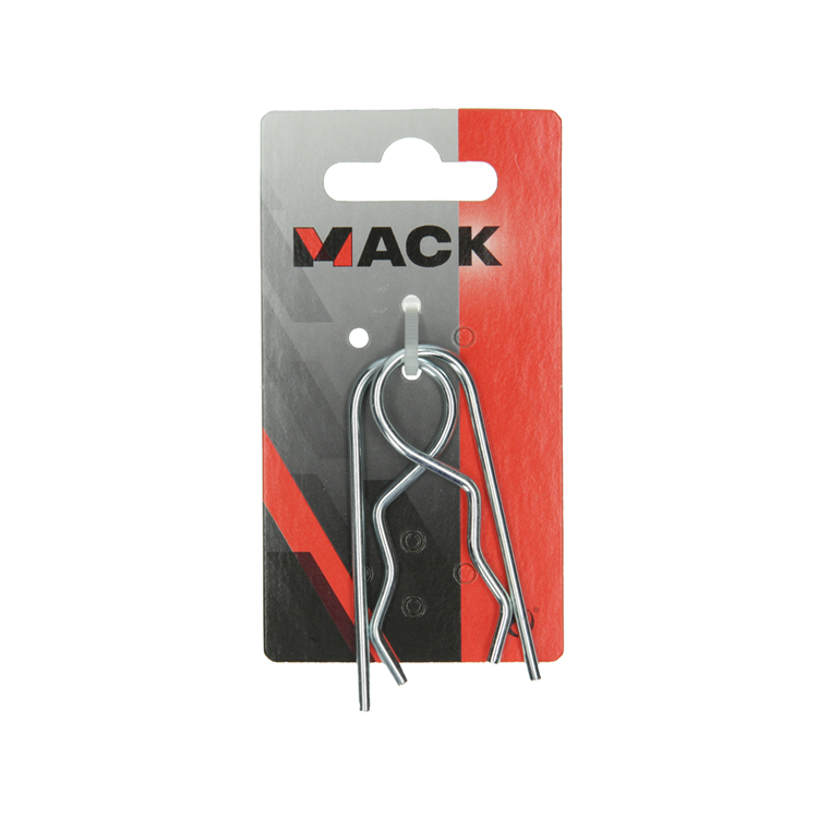Mack 1008455 - 2 enkele borgveren 3mm verzinkt | 10 stuks