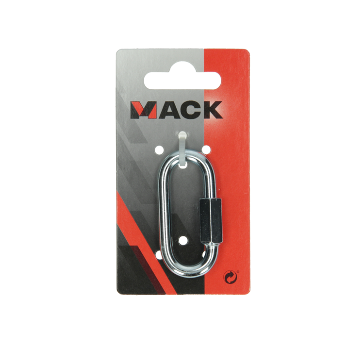 Mack 1008471 - 1 loze schakel + moer 6mm verzinkt | 10 stuks
