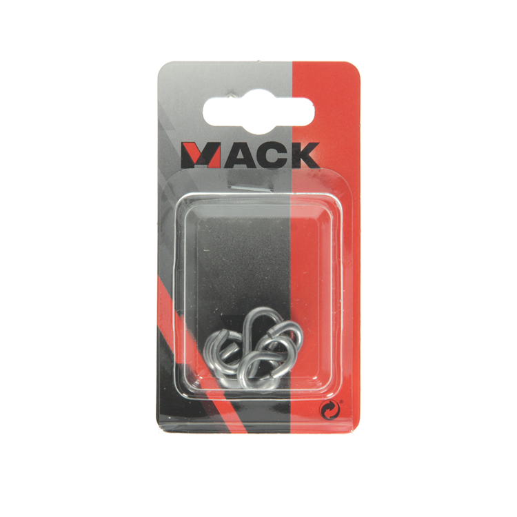 Mack 1008485 - 4 open s-haken 3,0x30mm verzinkt | 10 stuks