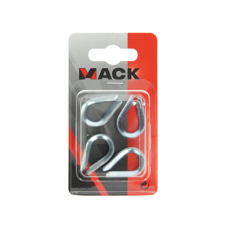 Mack 1008503 - 4 kousen 3,5mm verzinkt | 10 stuks
