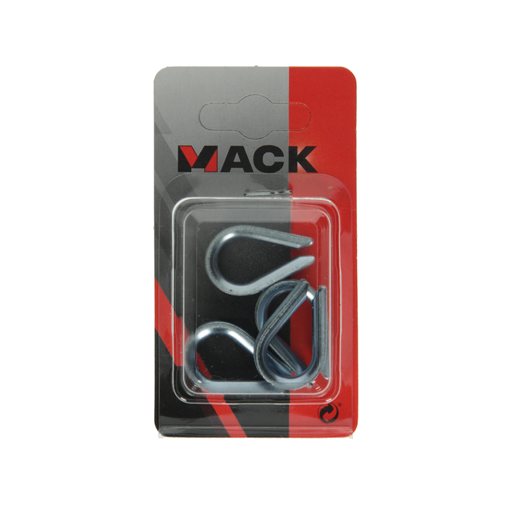 Mack 1008508 - 4 kousen 4mm verzinkt | 10 stuks