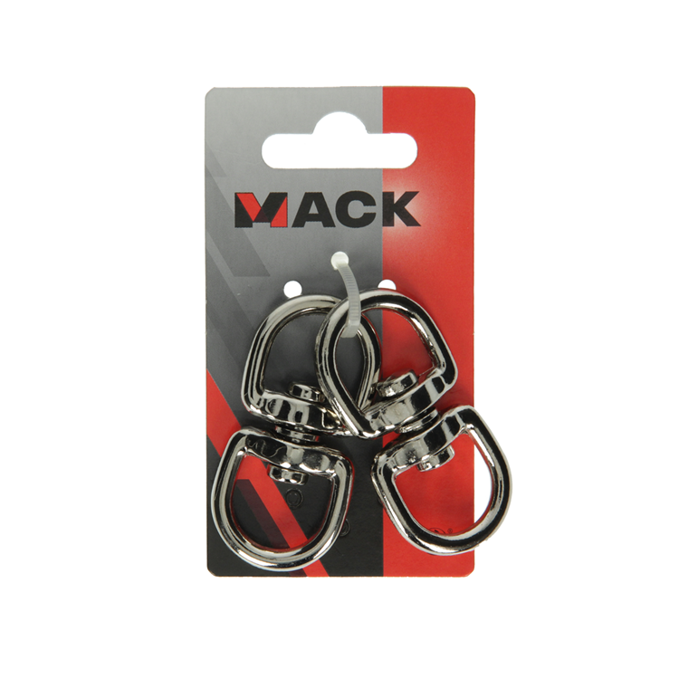Mack 1008532 - 2 draainagels vernikkeld 20x20mm k | 5 stuks