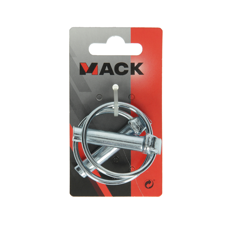 Mack 1008538 - 2 plooibare borgpennen 10mm verzinkt | 10 stuks