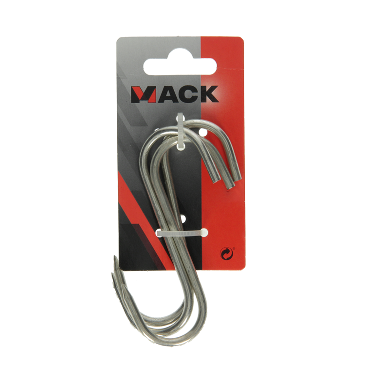 Mack 1008565 - 3 vertinde vleeshaken 4,4 x 100mm | 10 stuks