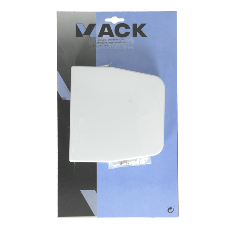 Mack 1010098 - 1 lintoproller orienteerbaar wit 6m 22mm | 5 stuks
