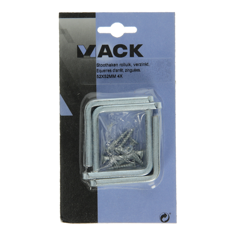 Mack 1010110 - 4 stoothaken vr rolluik verzinkt 52x54mm | 5 stuks
