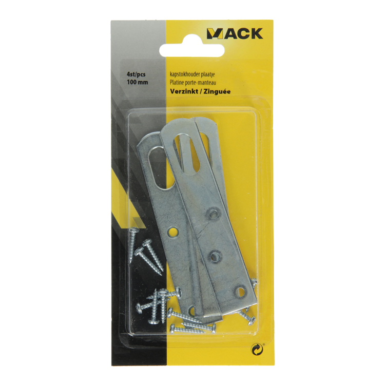 Mack 1013286 - 4 rekogen verzinkt 100 mm | 5 stuks