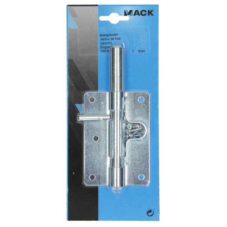 Mack 1013328 - 1 boksgrendel verzinkt 100mm | 5 stuks
