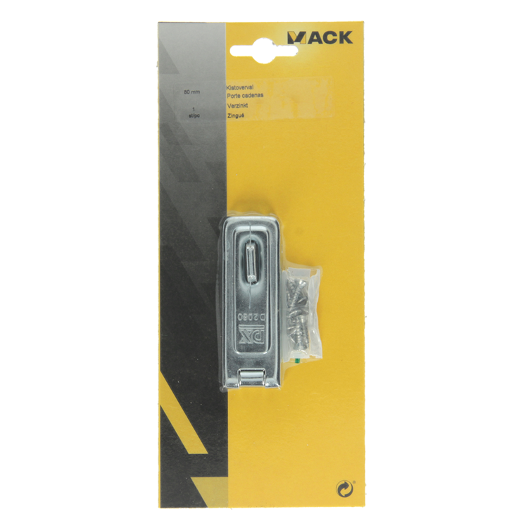 Mack 1013628 - 1 kistoverval verzinkt 80 mm | 5 stuks