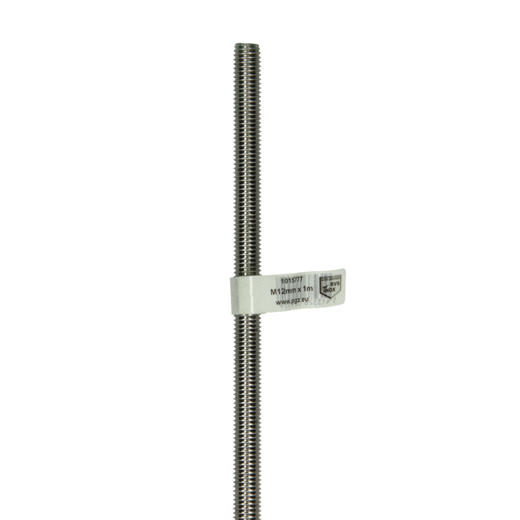 Mack 1015777 - draadeinden inox a2 din 976 m12x1m | 10 stuks