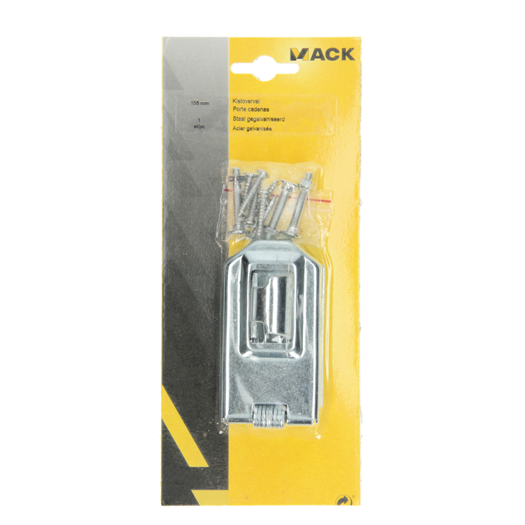 Mack 1014123 - 1 kistoverval staal gegalvaniseerd 155 mm | 5 stuks