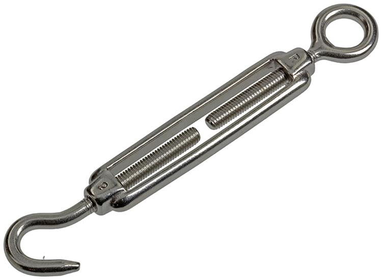Mack 1008441 - 2 spanners oog + haak m6 x 60mm inox | 10 stuks