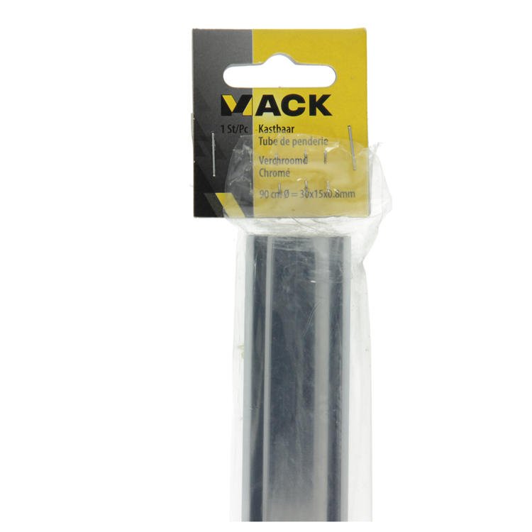 Mack 1014446 - kastbaar verchroomd l 90 cm h 30 x b 15 x 0,8 mm | 5 stuks