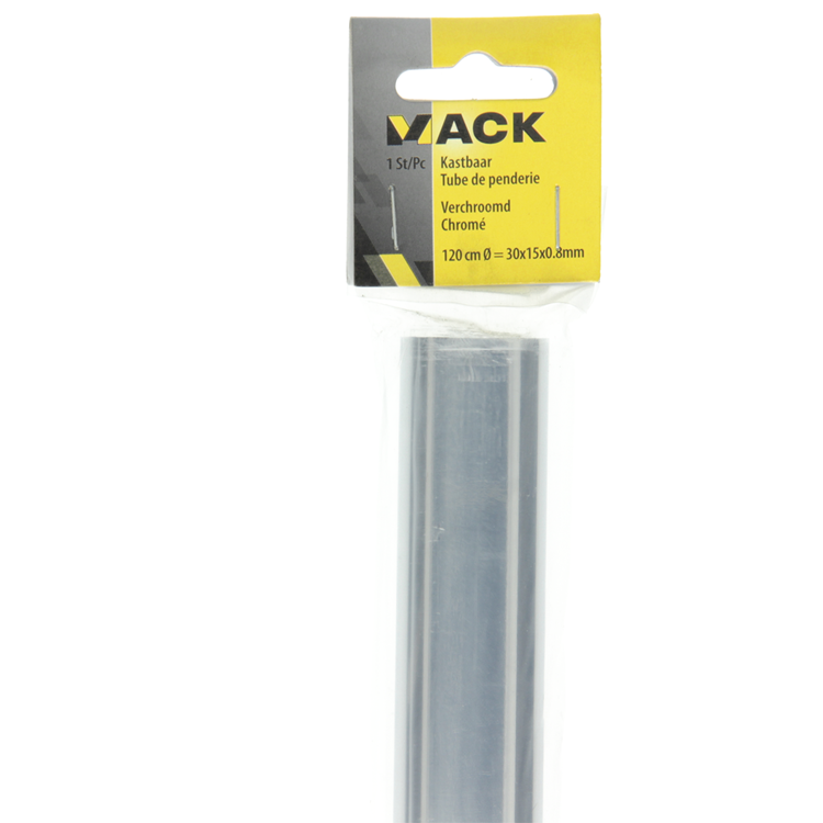 Mack 1014447 - kastbaar verchroomd l 120 cm h 30 x b 15 x 0,8 mm | 5 stuks