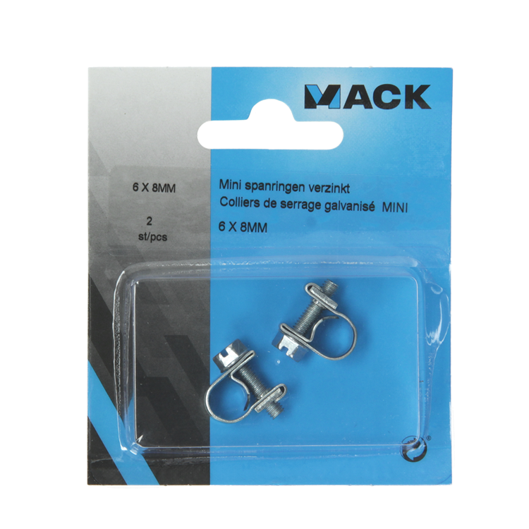 Mack 1011652 - slangklem verz 6-8mm 2st | 12 stuks