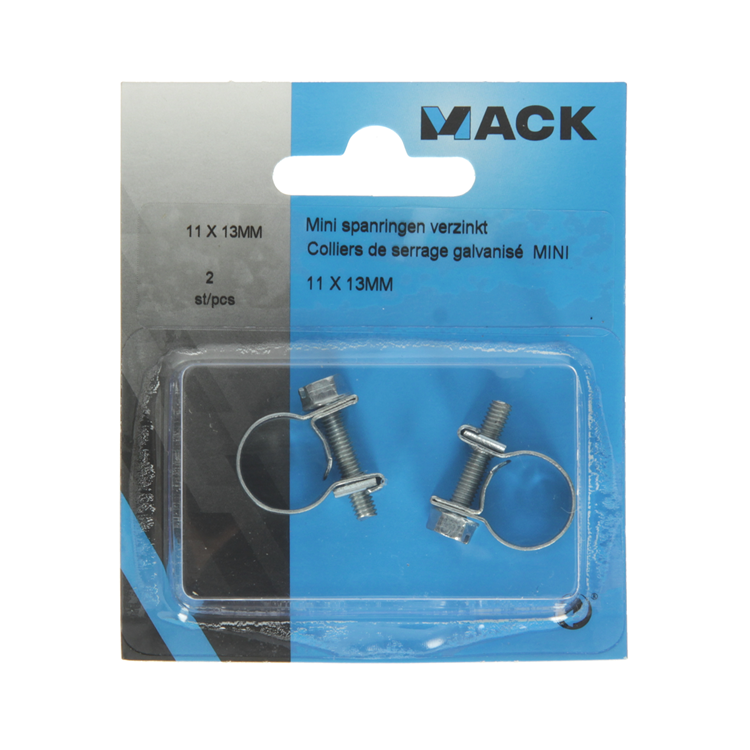 Mack 1011657 - 2 mini spanringen verzinkt 11x13mm | 10 stuks