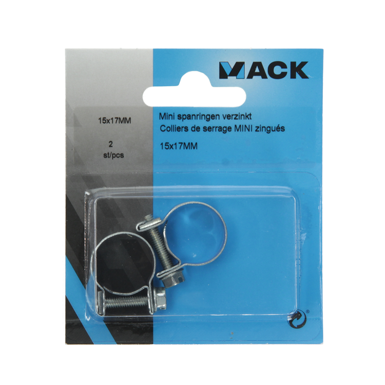 Mack 1011686 - slangklem verz 15-17mm 2st | 12 stuks