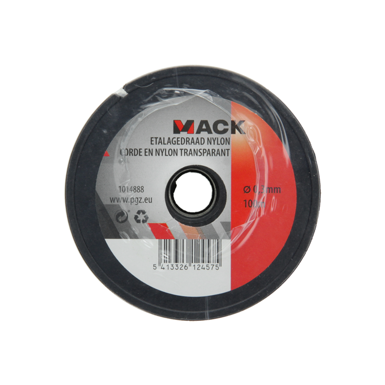 Mack 1014888 - etalagedraad nylon haspel 0,3mm 100m | 10 stuks