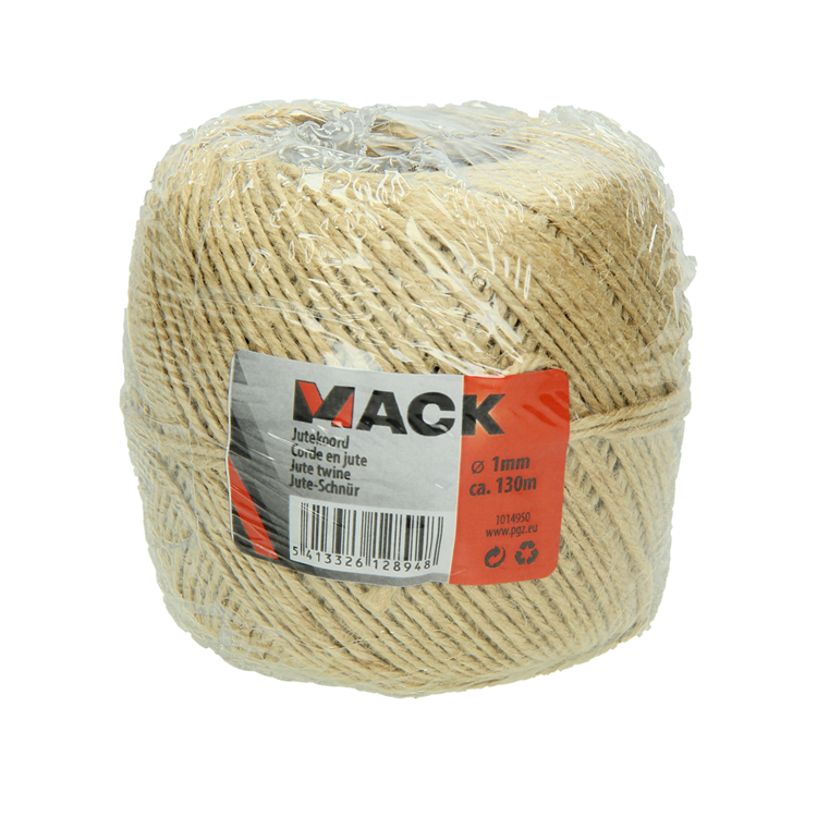 Mack 1014950 - jutetouw bobijn 1mm ca 130m | 5 stuks