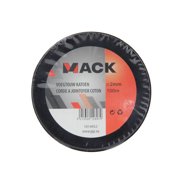 Mack 1014952 - voegtouw katoen bobijn 2mm 100m | 3 stuks