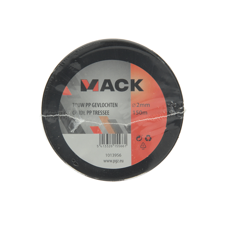 Mack 1013956 - pp gevlochten wit blauw bobijn2mm 150m | 5 stuks