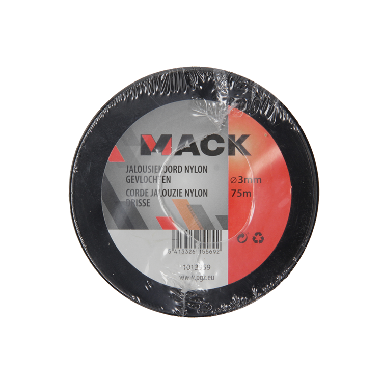 Mack 1013959 - jaloeziekoord nylon wit bobijn3mm 75m | 5 stuks