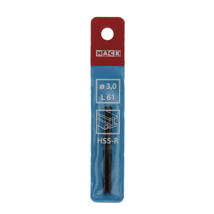Mack 1018179 - universeelboor hss r ø 3,0 x 61 mm 2st | 5 stuks