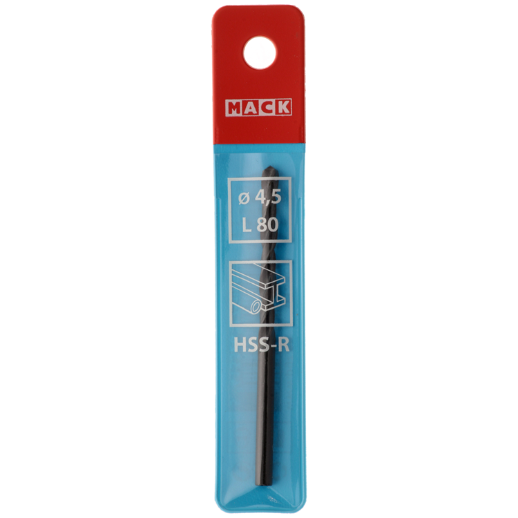 Mack 1018182 - universeelboor hss r ø 4,5 x 80 mm | 5 stuks