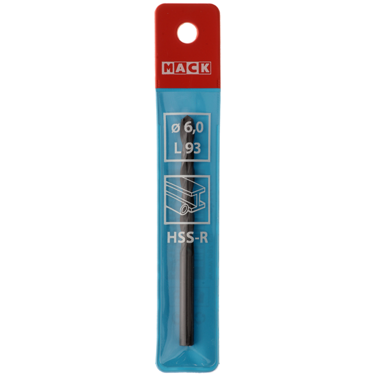 Mack 1018185 - universeelboor hss r ø 6,0 x 93 mm | 5 stuks