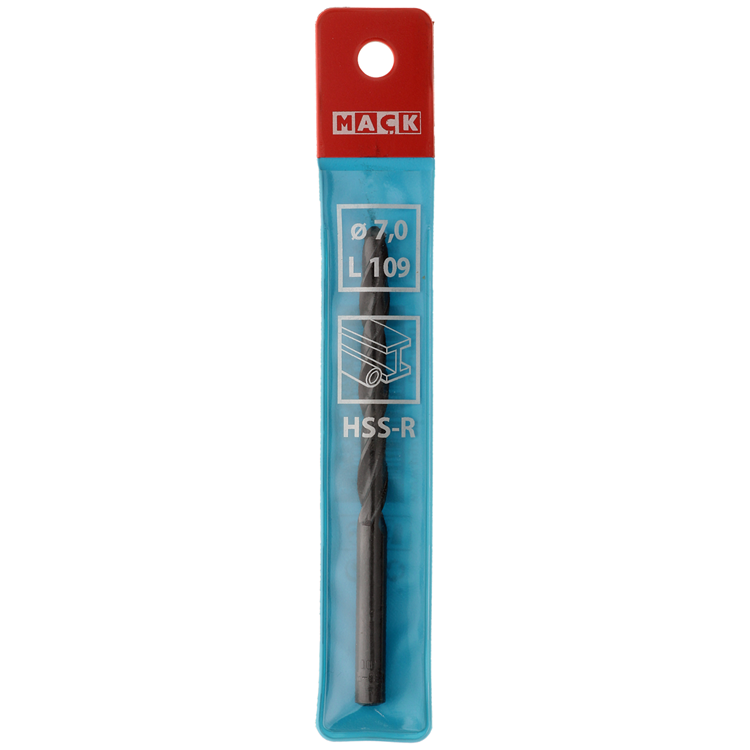 Mack 1018187 - universeelboor hss r ø 7,0 x 109 mm | 5 stuks