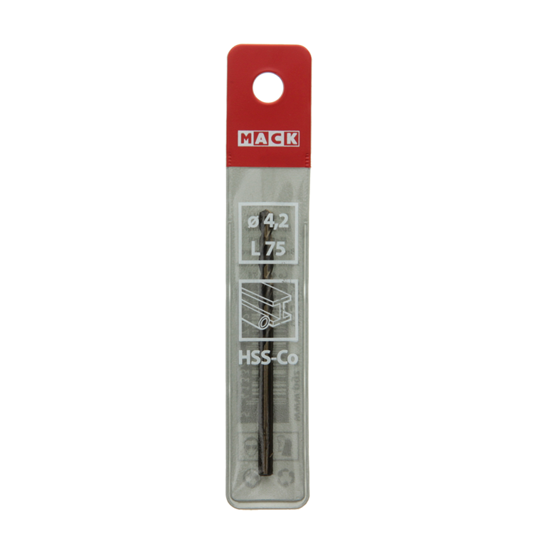 Mack 1018198 - metaalboor hss co5% din 338 ø 4,2 x 75 mm | 5 stuks