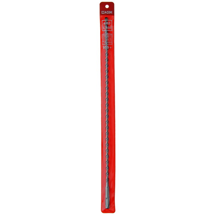 Mack 1018224 - hamerboor sds + ø 8,0 x 450 mm | 5 stuks