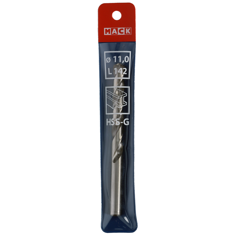 Mack 1018287 - metaalboor hss g din 338 ø 11,0 x 142 mm | 5 stuks
